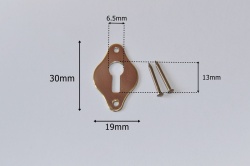 Stamped Brass Escutcheon